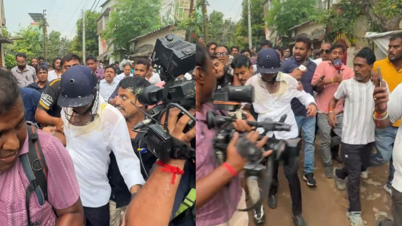 Stones, Eggs, Shoes Hurled at Abhishek Banerjee in Sonarpur; TMC Calls It ‘Pre-Planned Attack’
