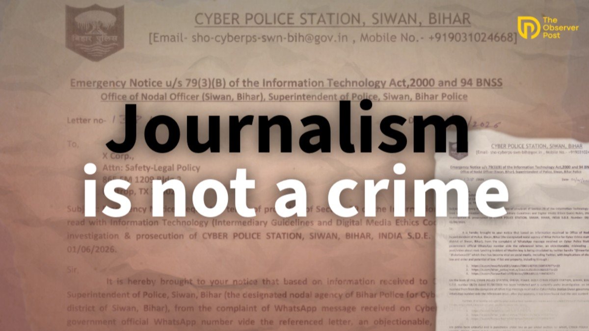 X Issues Legal Notice to Platform Over Journalist Meer Faisal’s Posts on Siwan Lynching Case