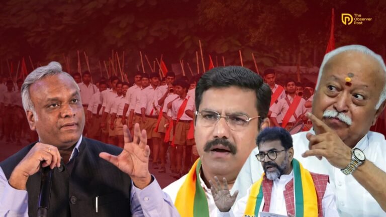 BJP Slams Priyank Kharge Over Questions on Rashtriya Swayamsevak Sangh Legal Status, Funding