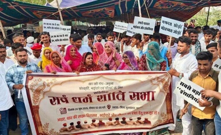 Hindu, Muslim Residents Protest Demolition of Border-Area Mosques in Rajasthan