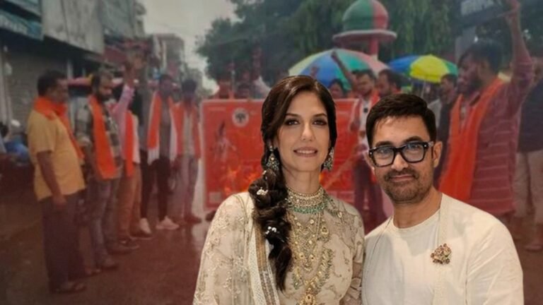 Bajrang Dal Workers Burn Aamir Khan’s Effigy in Bihar, Accuse Actor of ‘Love Jihad’ Over Marriage to Gauri Spratt