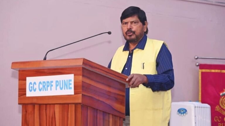 NDA Leader Ramdas Athawale Calls for Sedition Charges Against Anti-Reservation Protesters