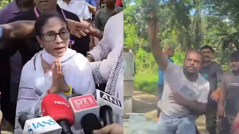 Mamata Banerjee’s Convoy Attacked With Mud, Shoes in Bengal’s Halisahar; BJP Denies Role