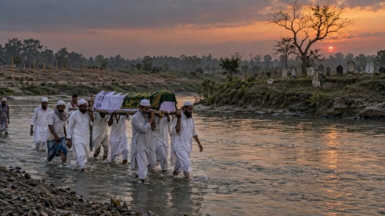 Bihar: Muslim Funeral Procession Allegedly Stopped Midway Over Proposed Temple Land; Body Carried Across River to Graveyard