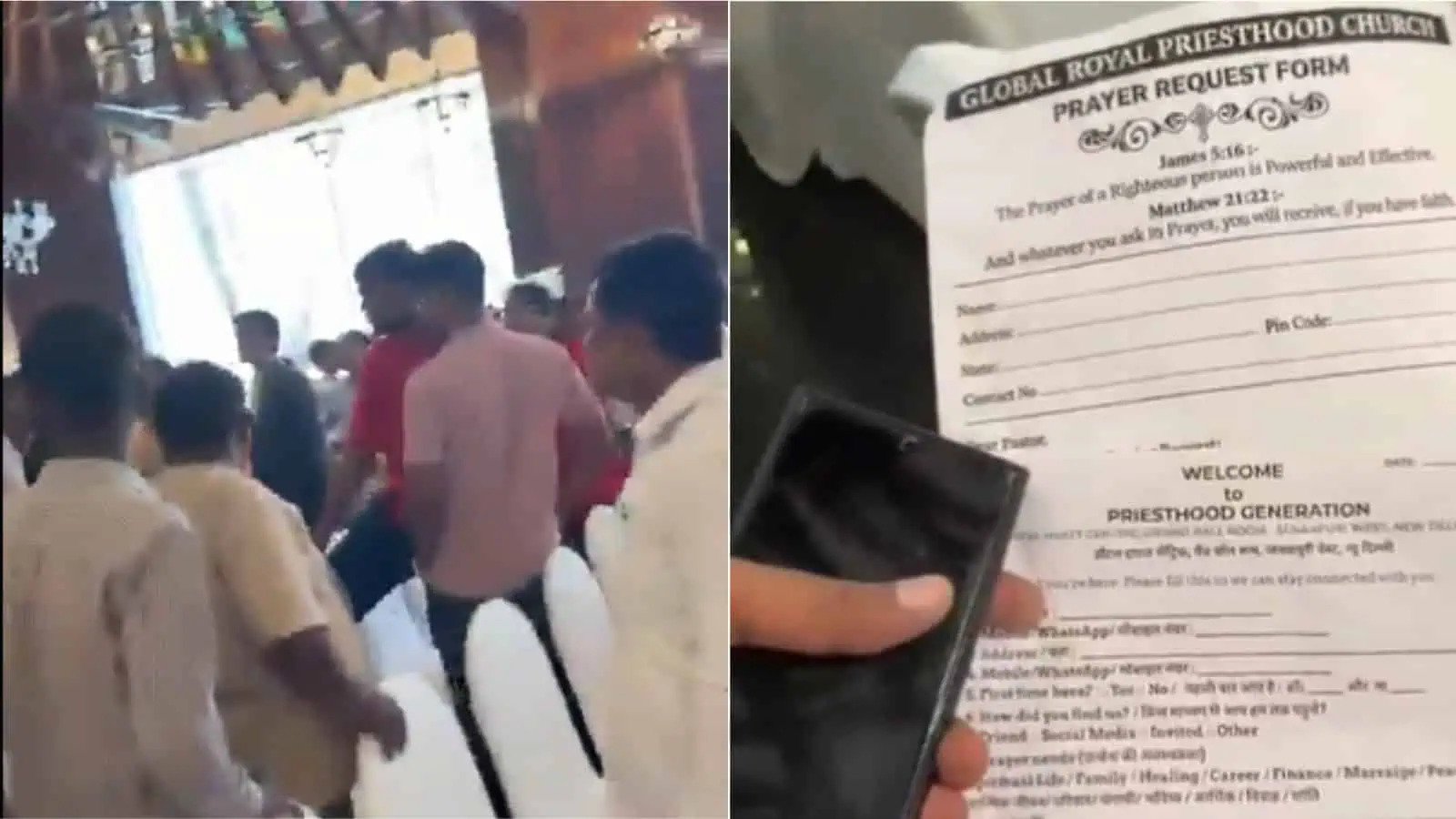 ‘500 Hindus Being Converted’: Group Disrupts Delhi Christian Prayer Meet; Police Find No Evidence