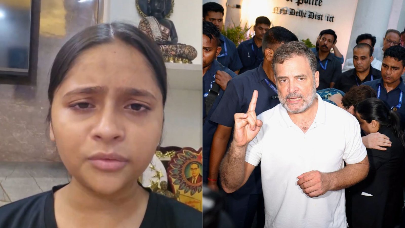 ‘Nishu, I Am With You’: Rahul Gandhi Supports Young Woman Alleging Police Inaction Over Attack on Father