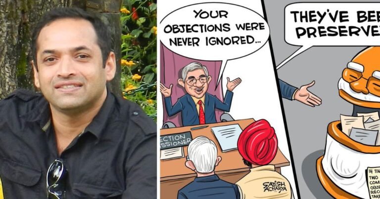 Instagram Restricts Satish Acharya’s Account in India Over Cartoons on Election Commission