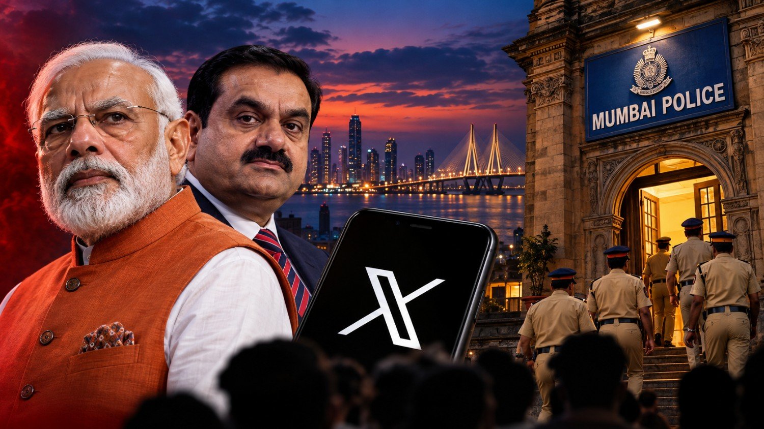 24 X Users Served Notices by Mumbai Police for Sharing Documentary Alleging Modi-Adani Corruption