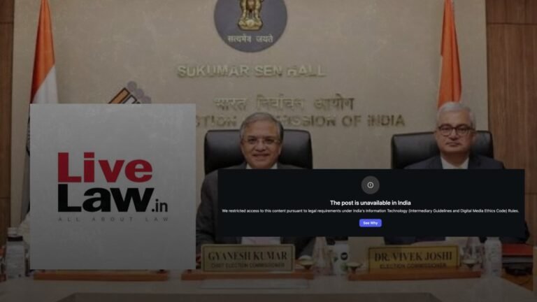 Instagram Removes LiveLaw Explainer on ECI Affidavit in Supreme Court