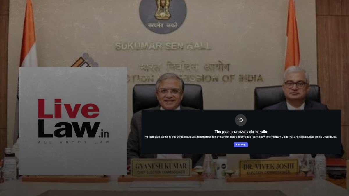 Instagram Removes LiveLaw Explainer on ECI Affidavit in Supreme Court